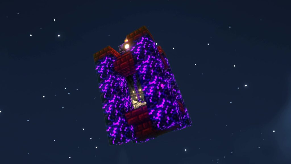 Film du Minecraft Multivers - Le CAMEL flottant dans l'espace